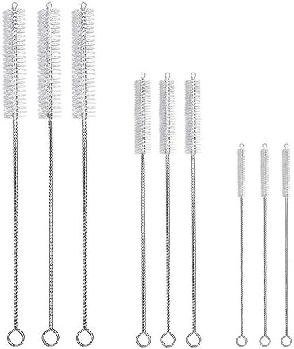 Hiware Drinking Straw Cleaner Brush Kit - (3-Size) 9-Piece Extra Long Pipe Cleaners, Straw Cleani... | Amazon (US)