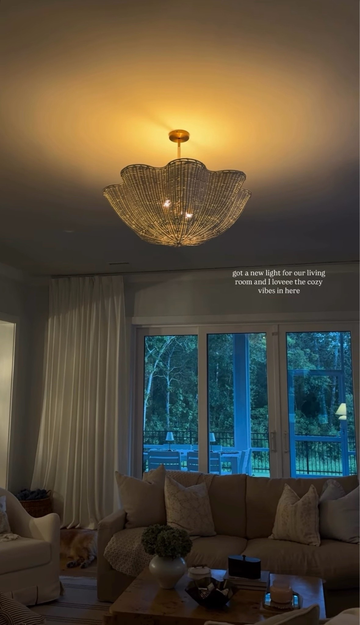 Pottery Barn Scalloped Pendant

#LTKHome