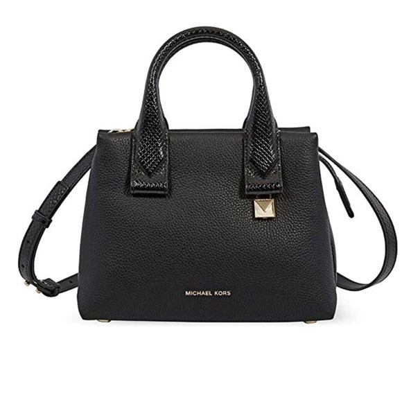 MICHAEL KORS Rollins Snake-Embossed Satchel | Poshmark