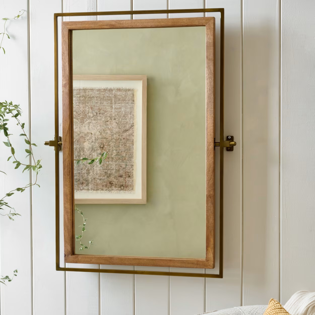 Flora Rectangle Mirror | Magnolia
