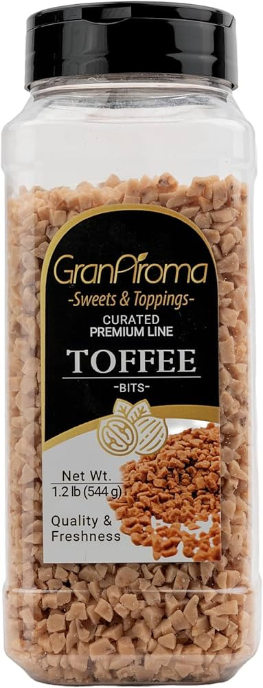 GranAroma Toffee Bits, Rich, Buttery, Sweet, Perfect for Baking, Toppings, and Snacks (19.2 Ounce... | Amazon (US)