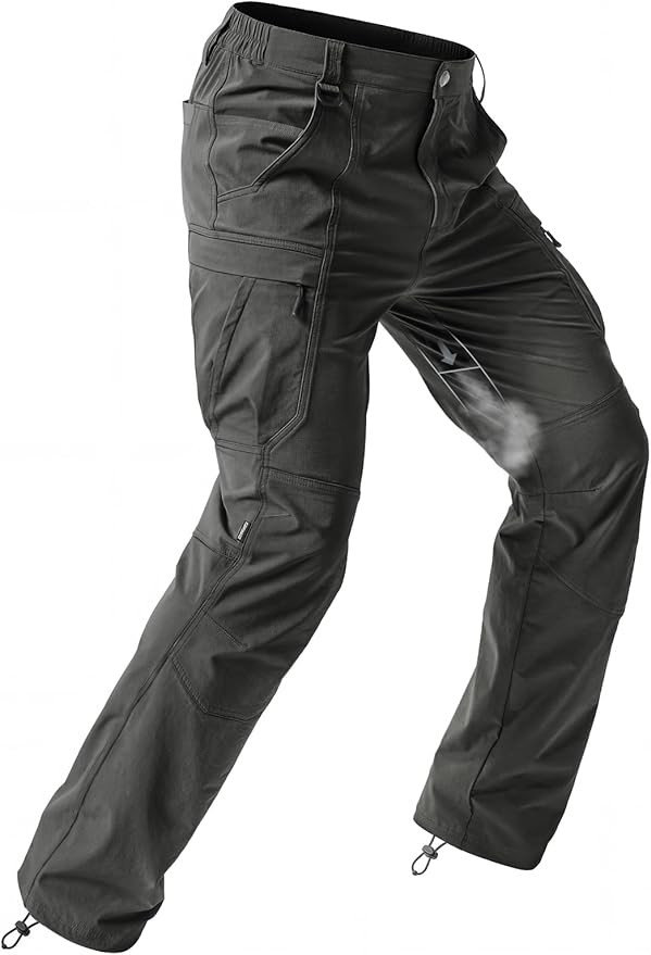 Moosehill Men's Hiking Pants: Quick Dry Water Resistant Lightweight for Outdoor Fishing Travel wi... | Amazon (US)