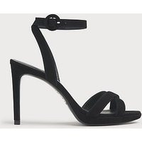 Neath Black Suede Platform Sandals, Black | L.K. Bennett (UK)