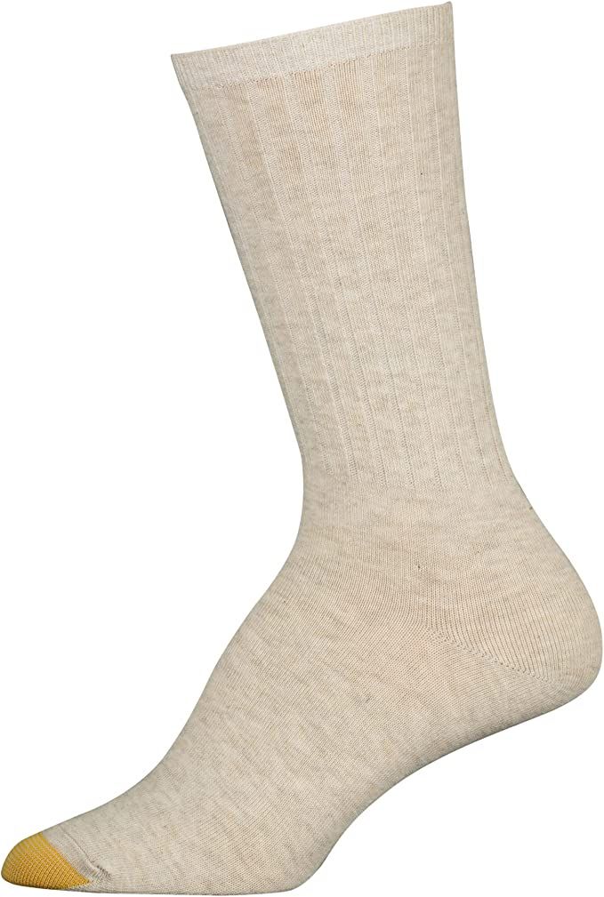 Gold Toe Women's Casual Ribbed Crew Socks, Multipairs | Amazon (US)