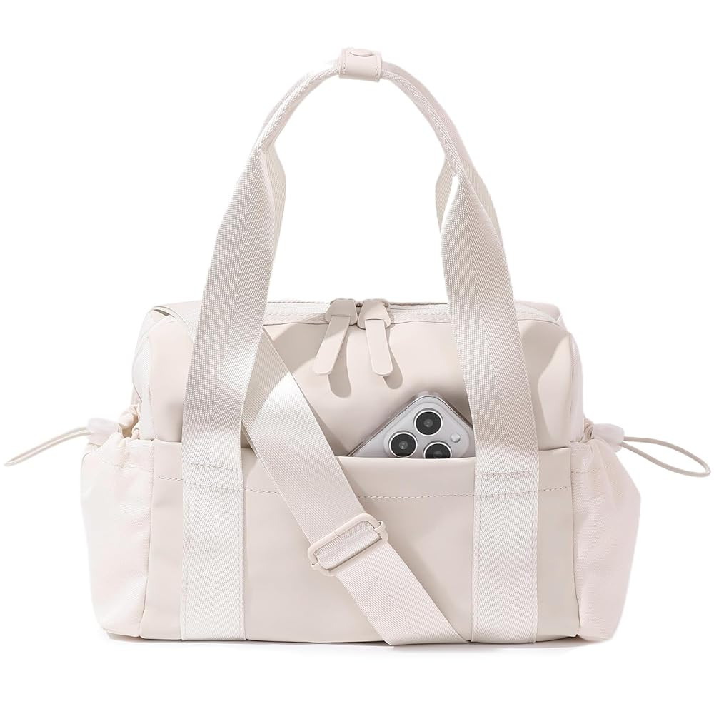 Small Gym Bag for Women, Mini Crossbody Gym Duffle Bag with Wet Compartment, Carry on Gym Tote Ba... | Amazon (US)