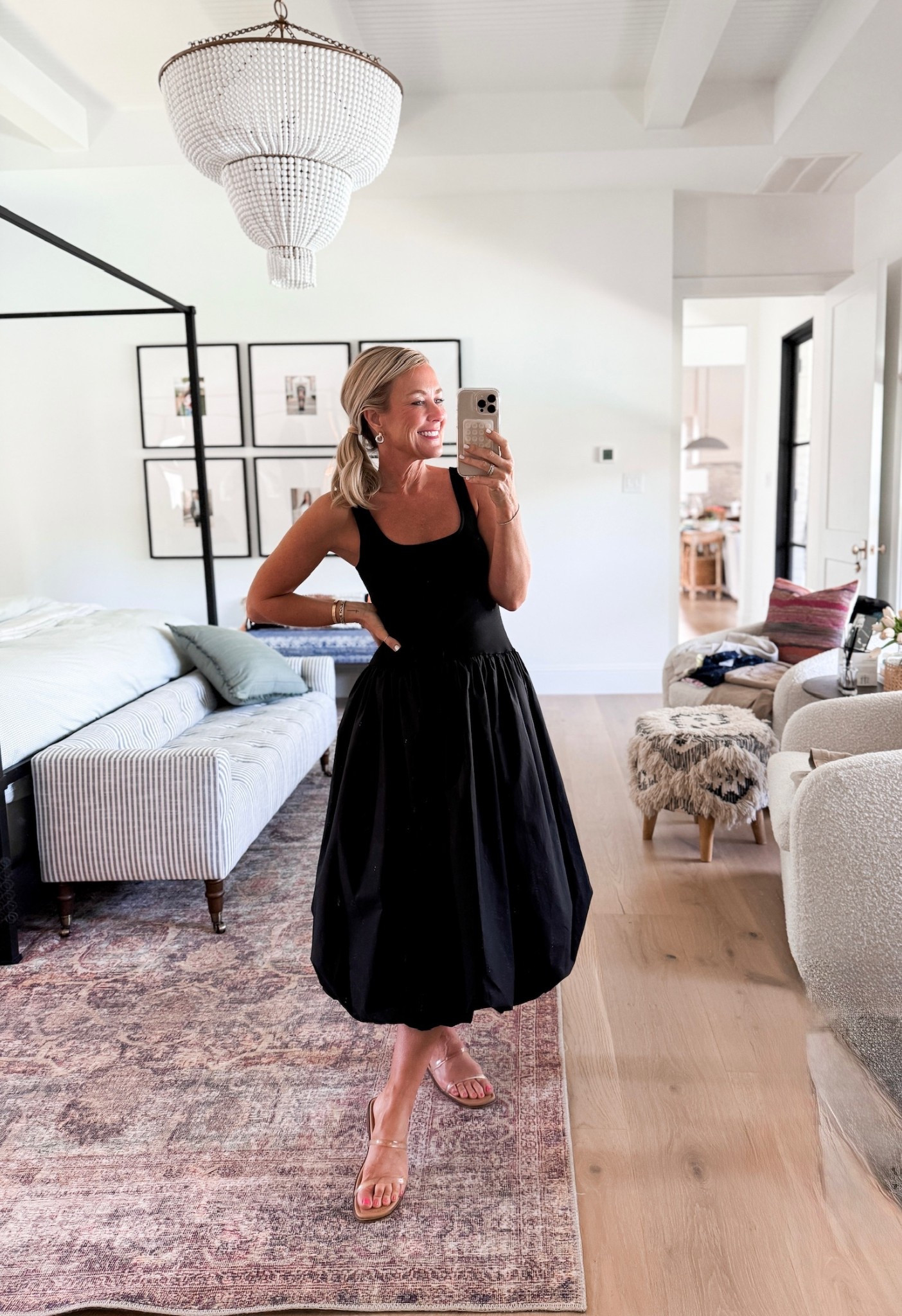 An adorable bubble dress from Walmart. You can dress it up or dress it down, perfect for an elevated, easy look.

#LTKParties #LTKOver40 #LTKSeasonal