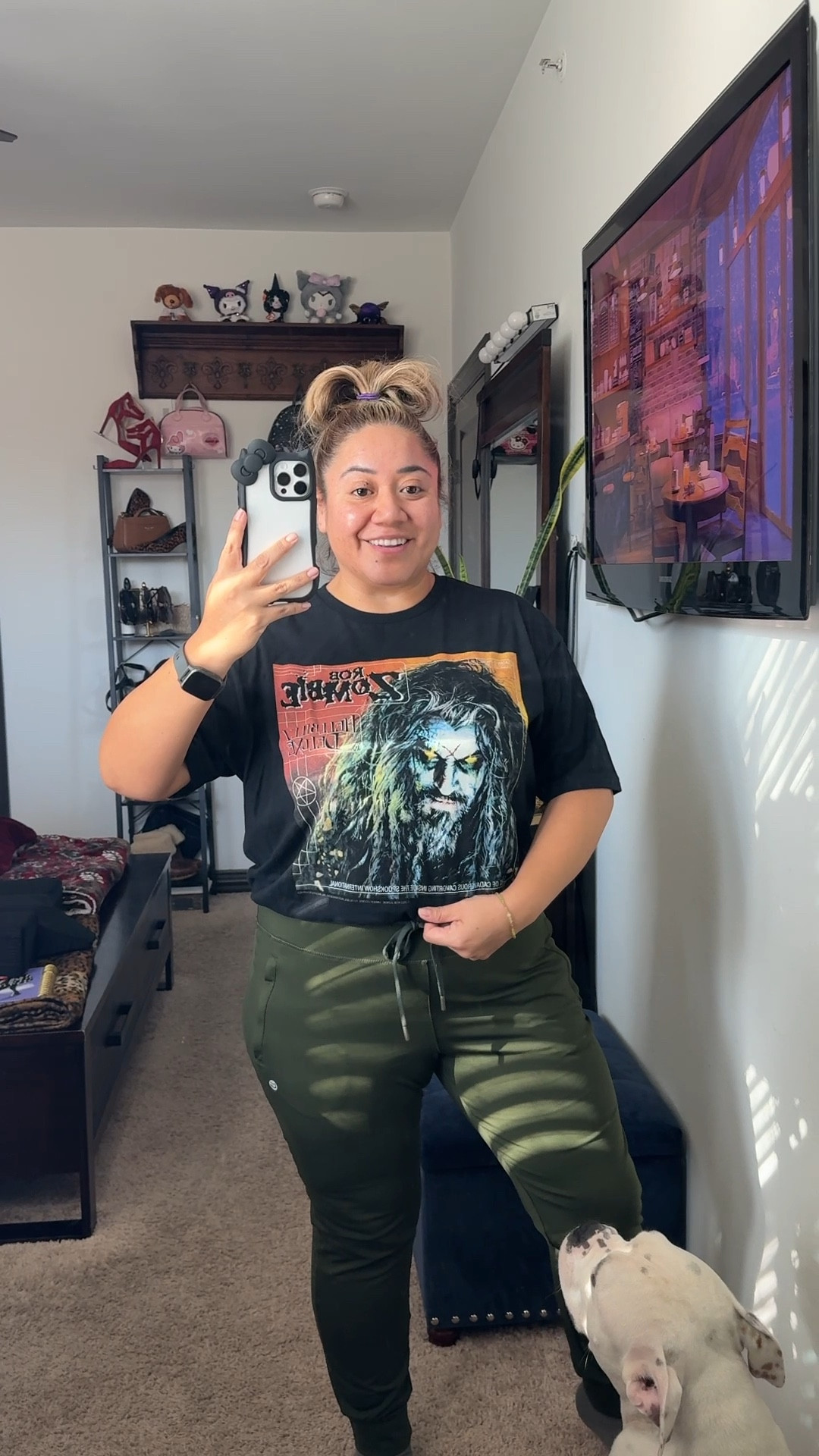 Winter outfit. This is for above 50°F. 

Hot Topic is having a massive sale so I picked up several band tees. This is a size large. Awesome sleeved.

Joggers from Amazon. Zipper pockets, thick waistband with tie, flexible fabric - perfect for outdoors.

Wool socks are a must! I will wear even with house shoes. From Amazon, comes in a 3 pack with two additional colors.

#LTKSaleAlert #LTKFindsUnder50 #LTKActive