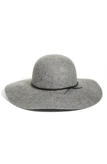 Women's Halogen Wool Floppy Hat - Grey | Nordstrom