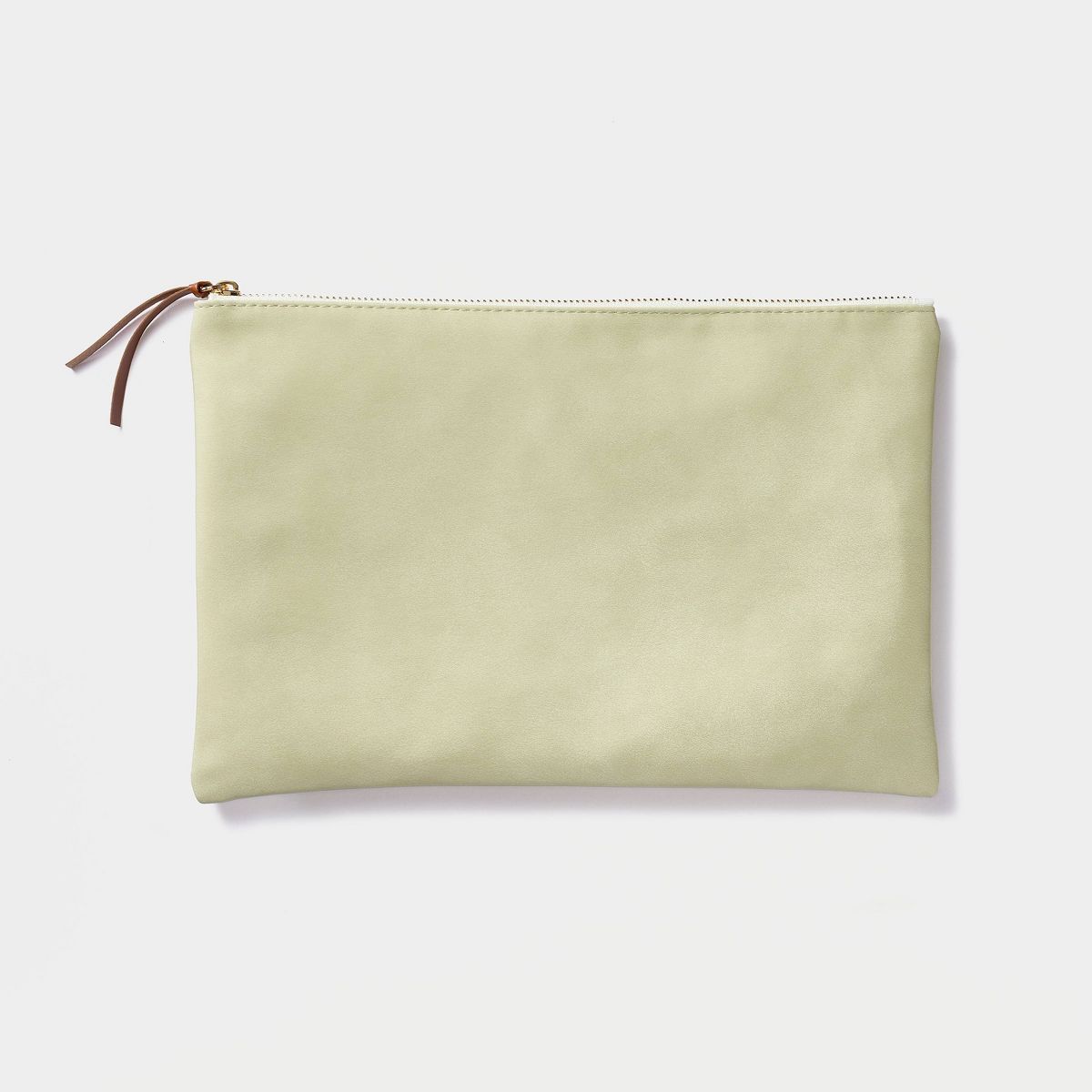 Faux Suede Tablet and Accessory Pouch Sage Green - Threshold™ | Target