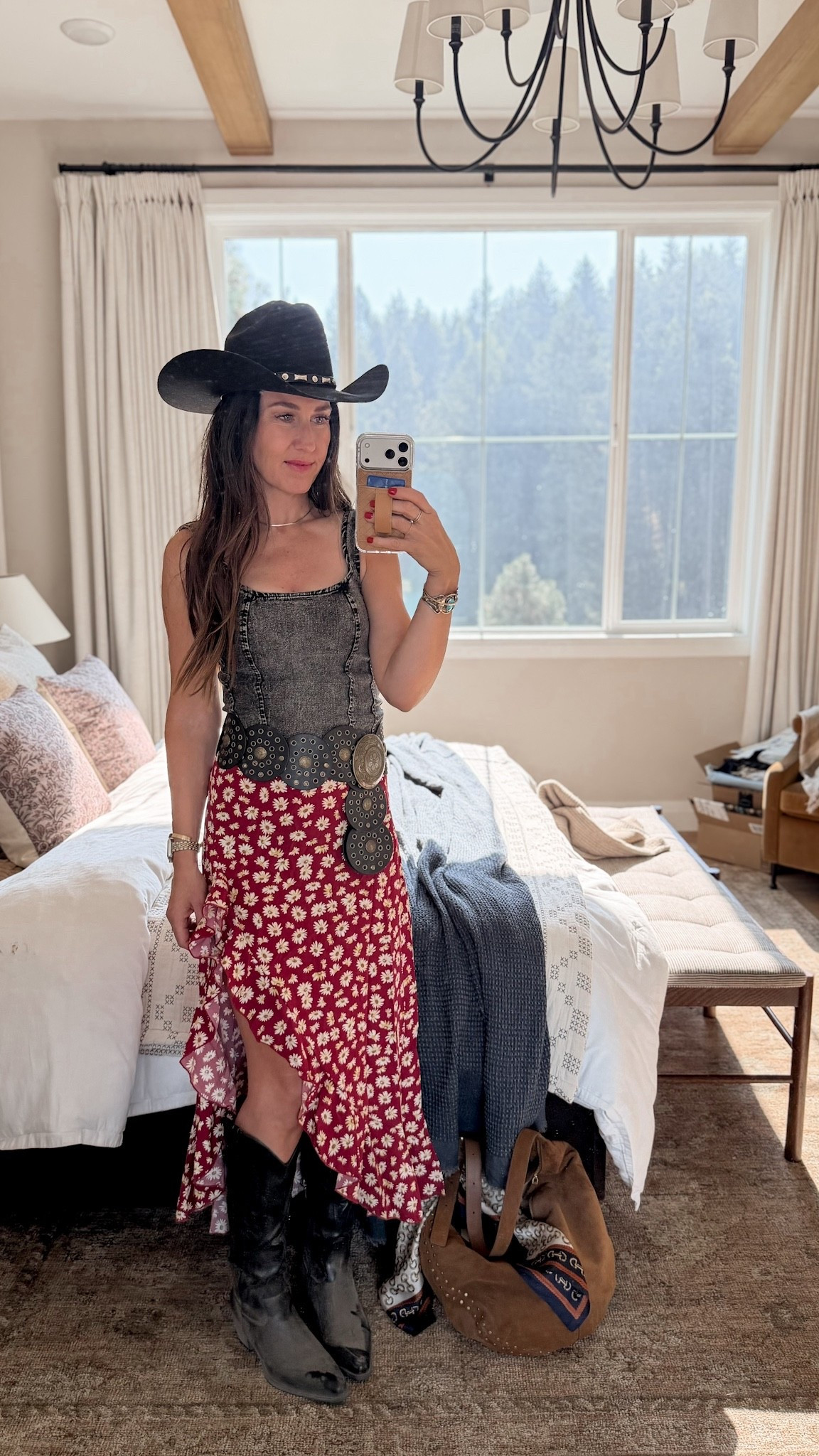 OOTD! Western style for the Market in the Mountains! 

Western, country, skirt, Amazon fashion, denim, top, belt, cowboy hat, cowboy boots, fashion, fall, autumn, fair, country concert, bed, rug, bedding, Amazon find, Amazon

#LTKFindsUnder50 #LTKShoeCrush #LTKStyleTip