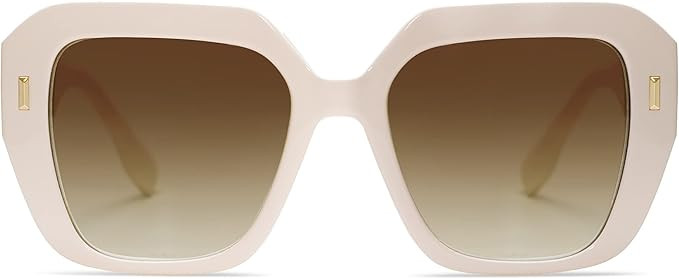 SOJOS Trendy Oversized Square Sunglasses for Women Large Big Shades UV400 Protection Lens Womens ... | Amazon (US)
