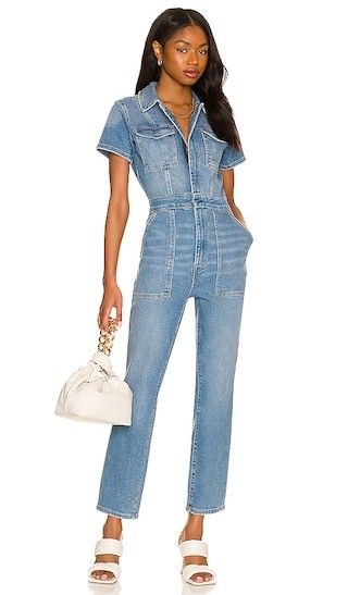 Fit For Success Jumpsuit in Blue274 | Revolve Clothing (Global)