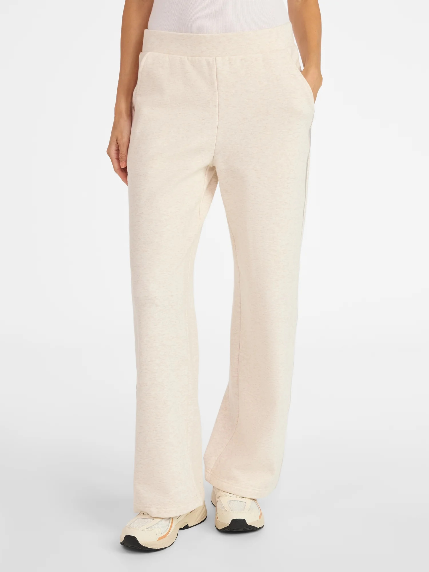 Avia Women's and Women's Plus Fleece Sweatpants with Satin Trim, Sizes XS-4X | Walmart (US)