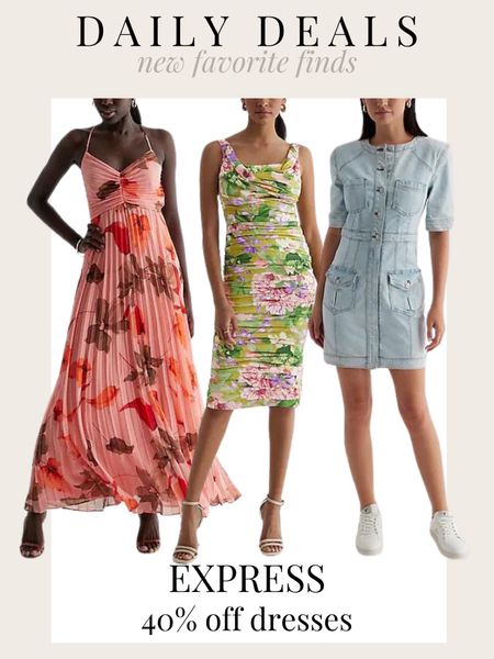 Daily Deals: Express 40% off dresses 


Queen Carlene, dresses, floral dress, deal alert, Summer Fashion, 

#LTKSeasonal #LTKunder100 #LTKunder50