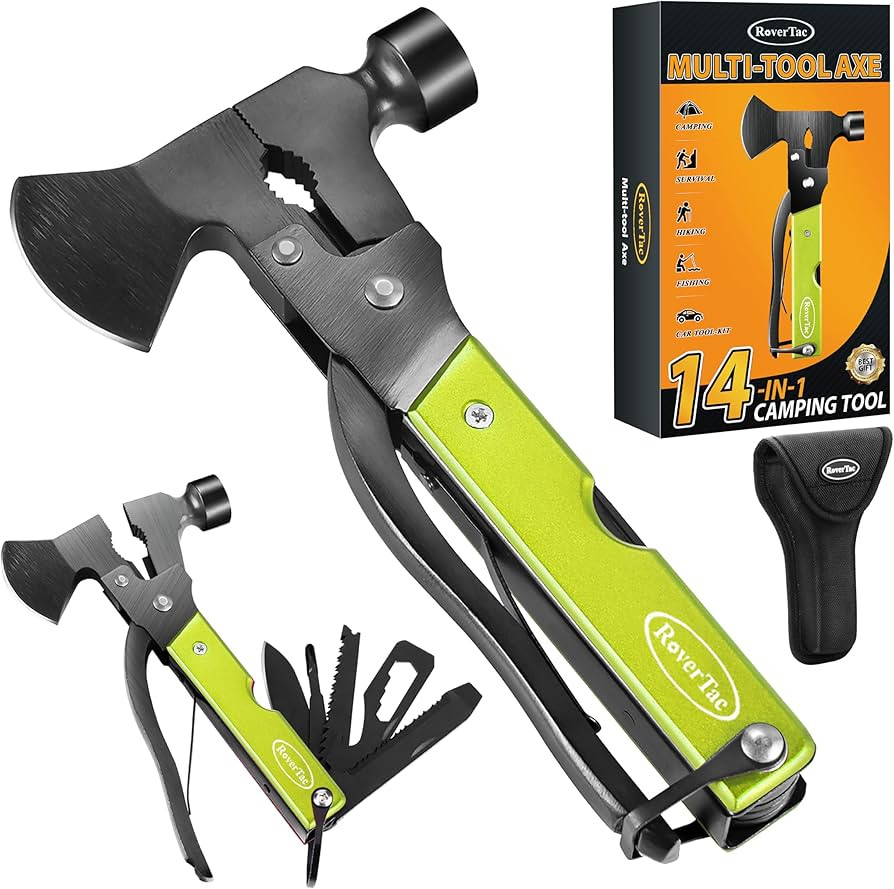 Christmas Gifts for Men Dad, RoverTac Multitool Axe for Mens Gifts, Gifts for Dad Husband Dad Boy... | Amazon (US)