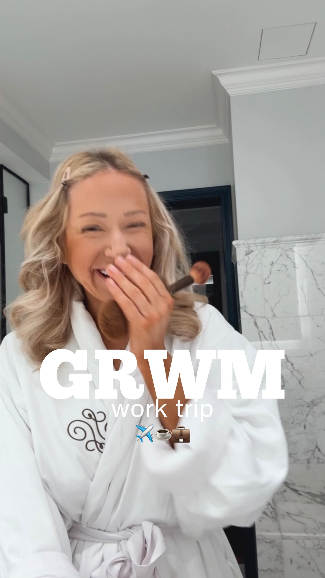 GRWM for a work trip! ✈️☕️💼