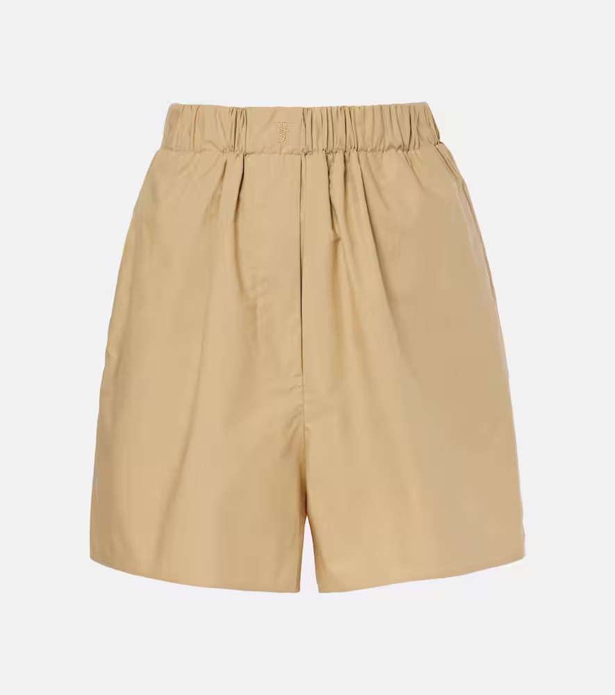 The Frankie Shop Lui high-rise cotton shorts | Mytheresa (US/CA)