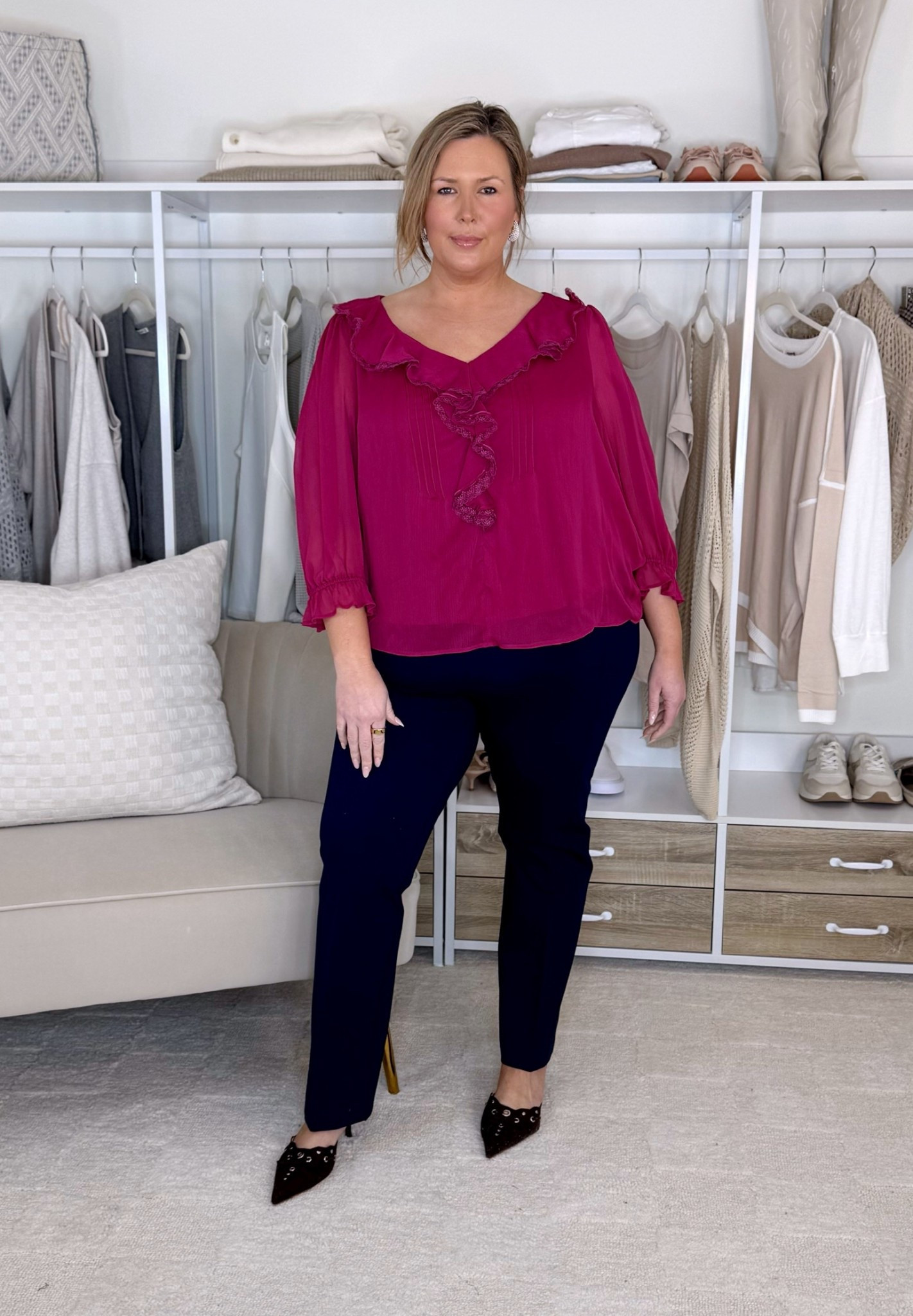 Plus size workwear outfit ideas! Wearing a 2X in the pants. Wearing an 18 in the top!

Plus size fashion, everyday outfit ideas, workwear, trendy fashion, ootd, midsize fashion, office outfits, what to wear for work, trendy fashion, chic style

#LTKPlusSize #LTKWorkwear #LTKMidsize