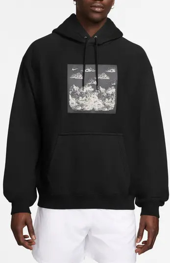 Nike Solo Swoosh Fleece Pullover Hoodie | Nordstrom | Nordstrom