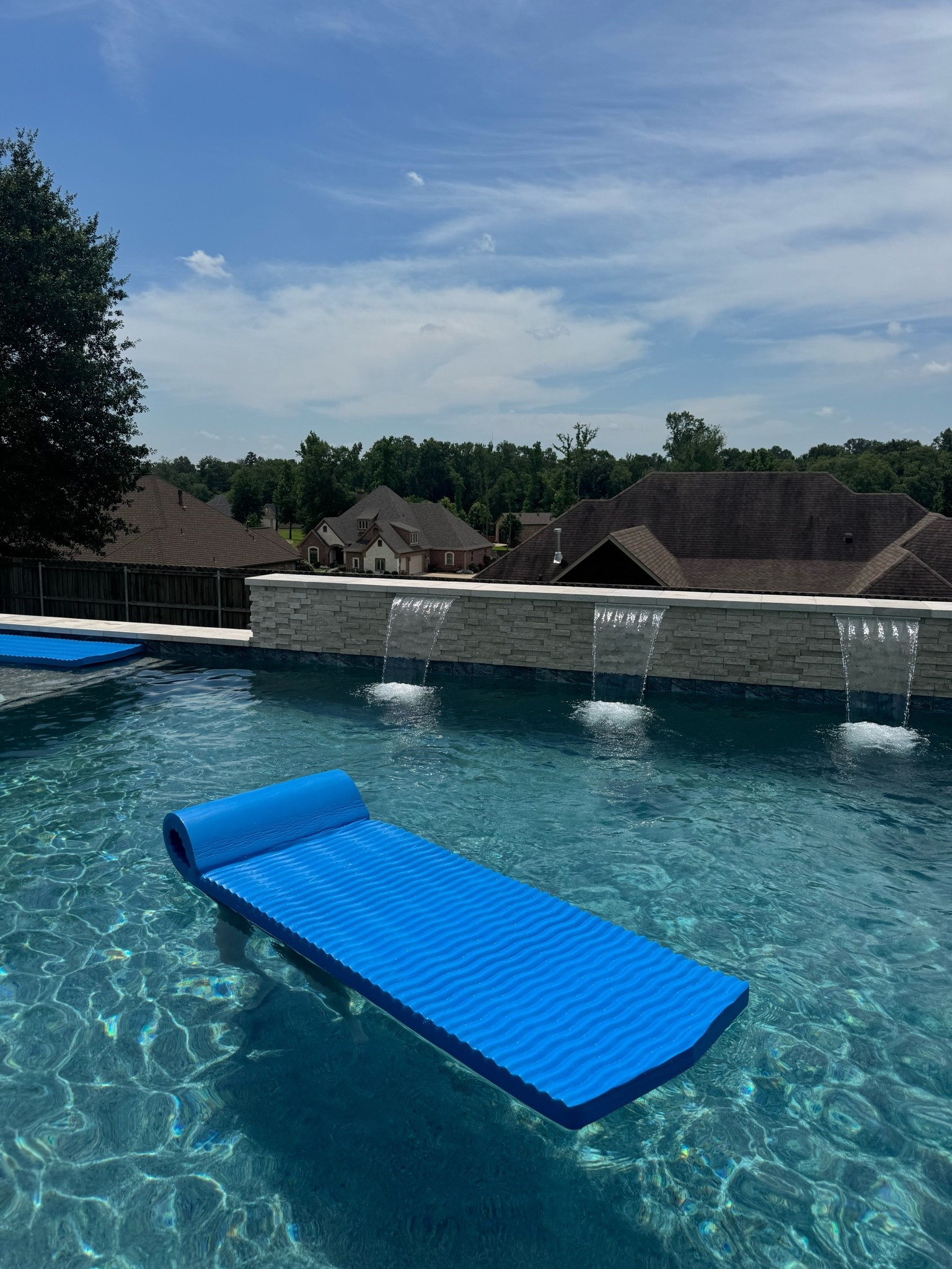 The best pool float 🦋💙🐬 worth every penny!