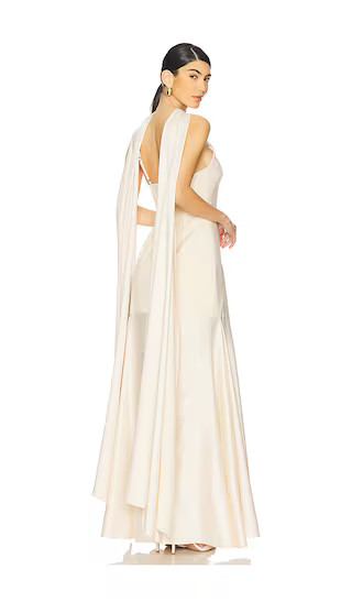 Cece Maxi Dress in Alabaster | Revolve Clothing (Global)