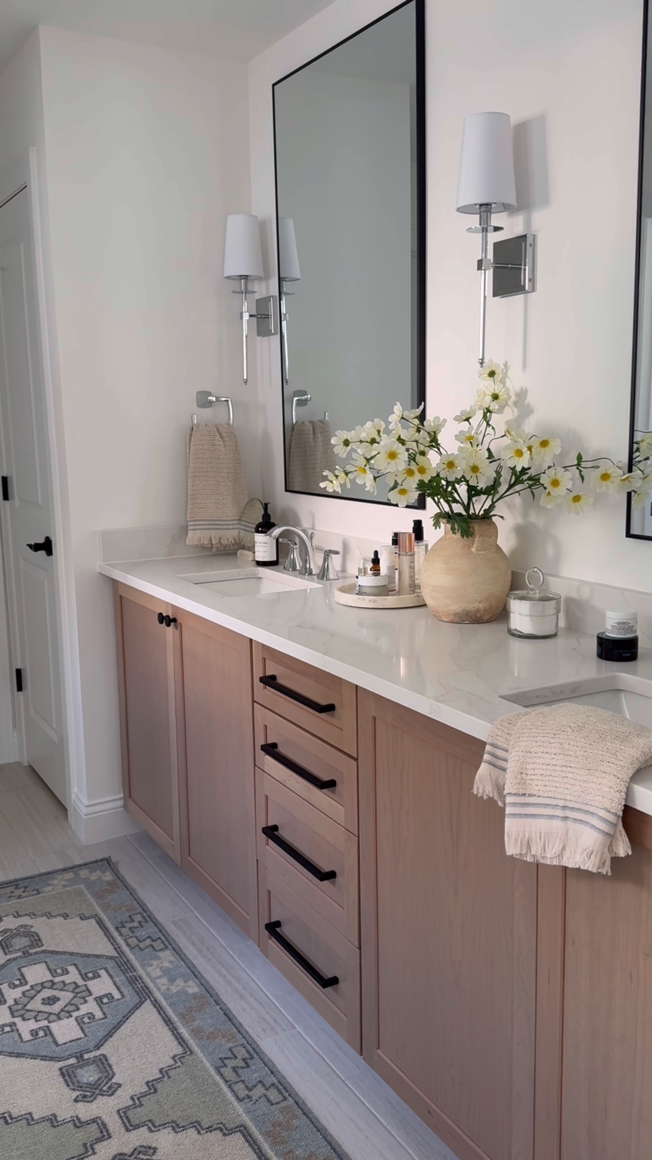 Master bathroom refresh and I’m so happy with how it turned out. It feels clean, calming, and just fresh overall. Little updates made a big difference. I was going for a modern organic style and I love how it came together. 

✨ Want links to everything I used? Make sure you’re following me and comment SHOP and I’ll send all the details straight to your DMs.

You can also read more about the refresh (with links) over on my Substack.

#bathroomrefresh #homedetails #masterbathroom #modernorganicbathroom 

#LTKSummerEdit #LTKHome #LTKSeasonal