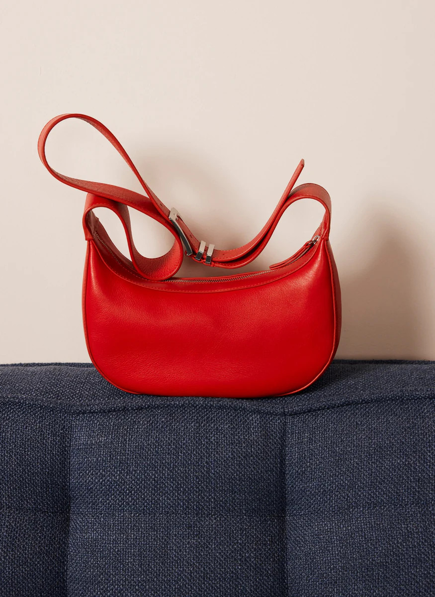 Red Leather Sling Bag | Mint Velvet