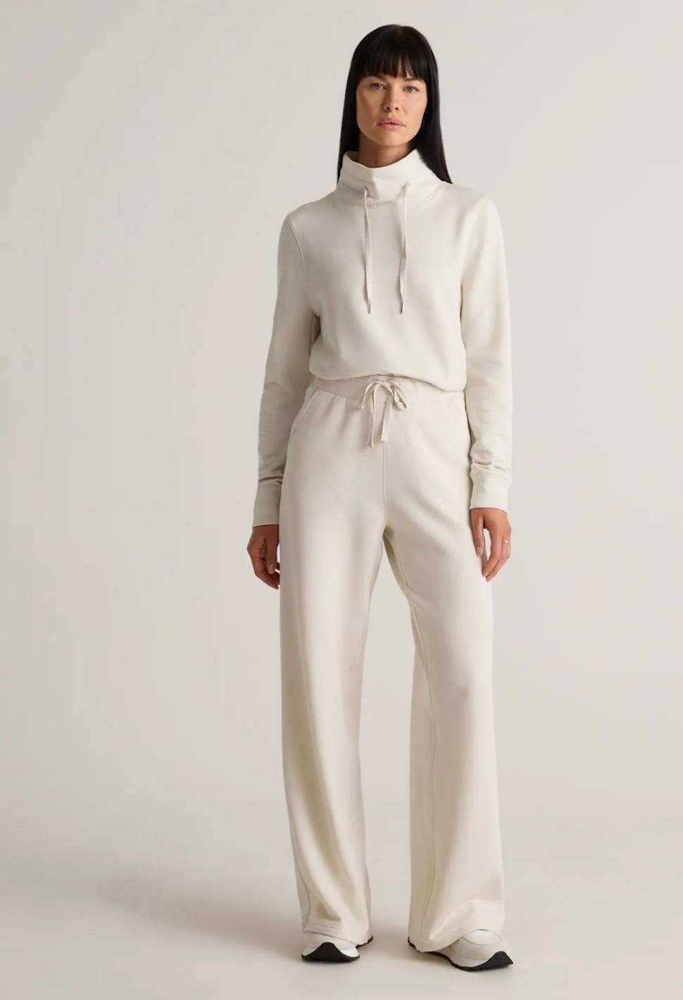 A winter white set is my newest obsession. 
Wearing a M in the pants and a S in the top. 

#LTKmomlife #LTKSaleAlert #LTKootd