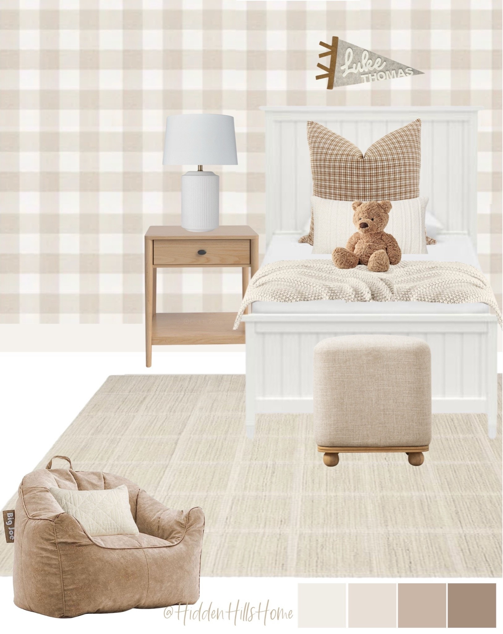 Neutral boys bedroom decor mood board, boys room design, kids bedroom, boys room Inspo, home decor #boysbedroom

#LTKHome #LTKSaleAlert #LTKKids