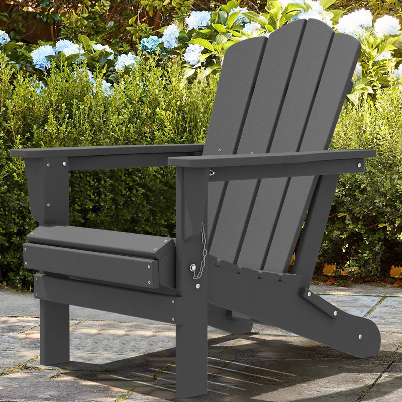 High Density Polyethylene Folding Adirondack Chair | Wayfair North America