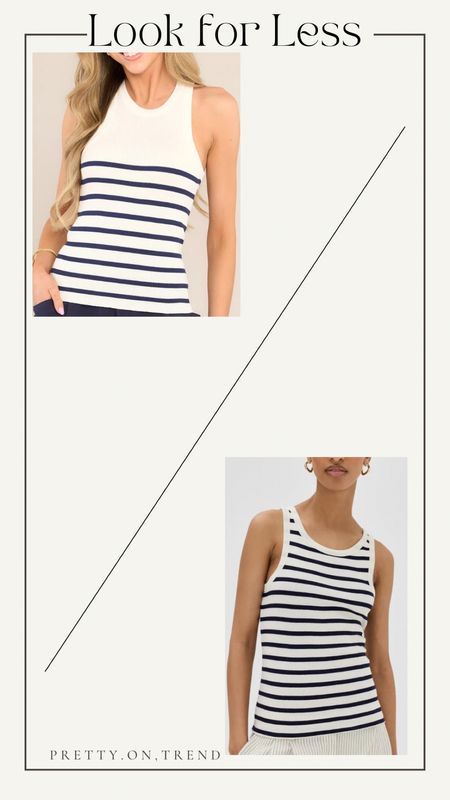 Look for less 
Striped stop

#LTKSpringSale #LTKstyletip #LTKworkwear