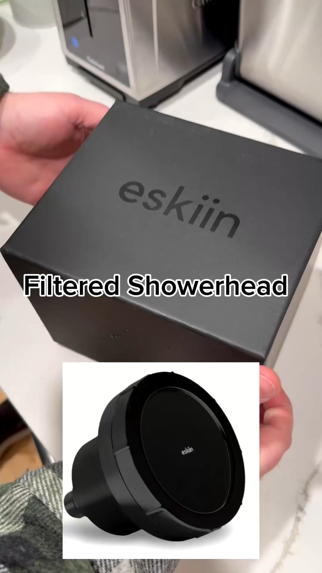 For hard water, sensitive skin, and salon fresh feeling hair.
We have issues with eczema & psoriasis and sensitivity in our home so we are trying @eskiin Filtered Showerhead to see the difference! #filteredshowerhead #Salonhair #Sensitiveskin #selfcare #showerroutine 

#LTKGiftGuide #LTKHome #LTKdayinmylife