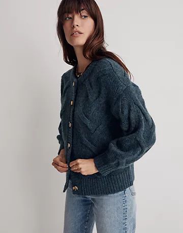 Cable Ashmont Cardigan Sweater | Madewell