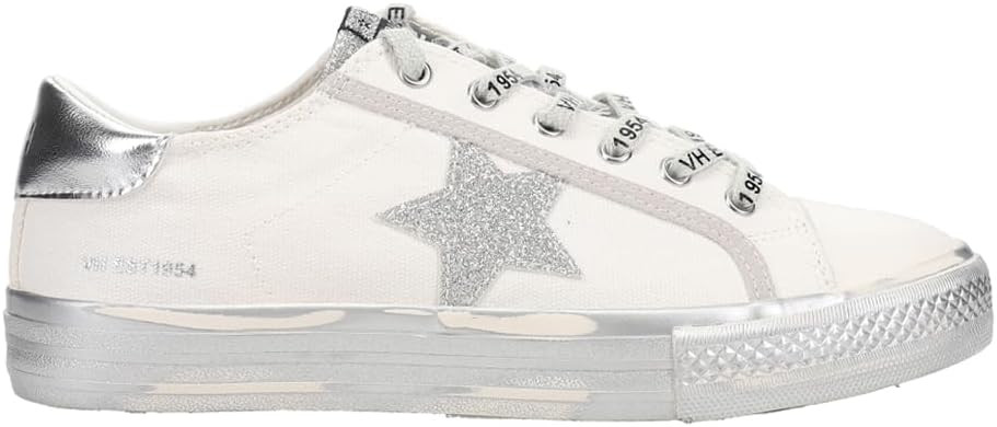 VINTAGE HAVANA Womens Alive Metallic Glitter Lace Up Sneakers Shoes Casual - Gold | Amazon (US)