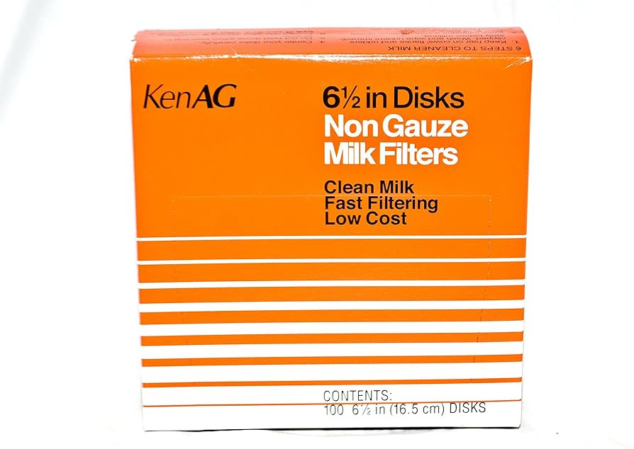 6-1/2" Milk Filter Disks Non-Gauze 100pk, D110 (1) | Amazon (US)