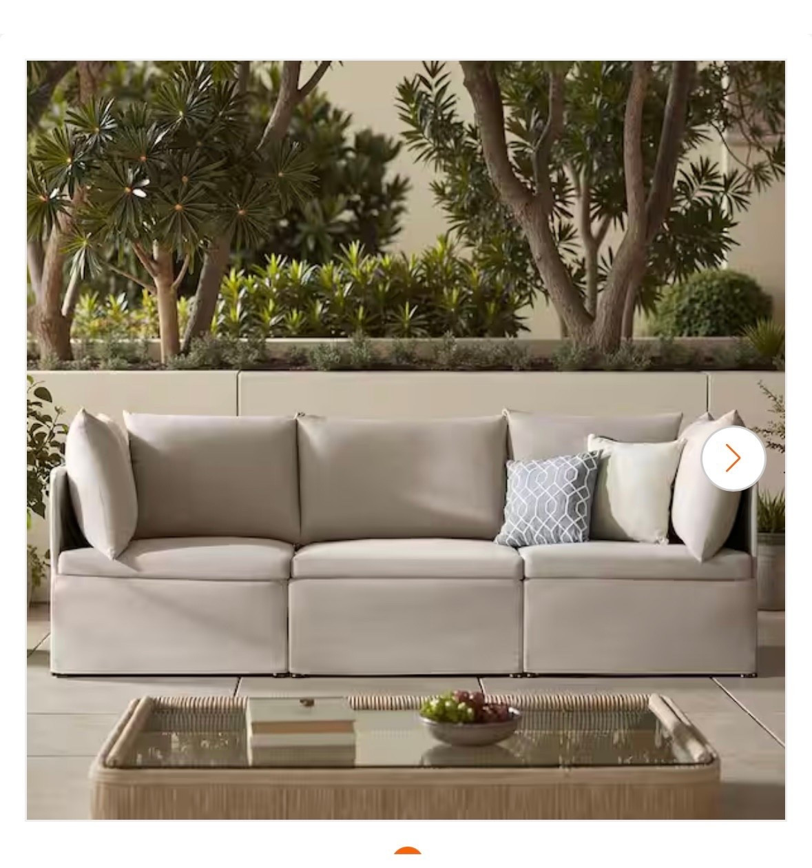 Budget Friendly Outdoor Fabric Sofa

#LTKHome #LTKSeasonal
