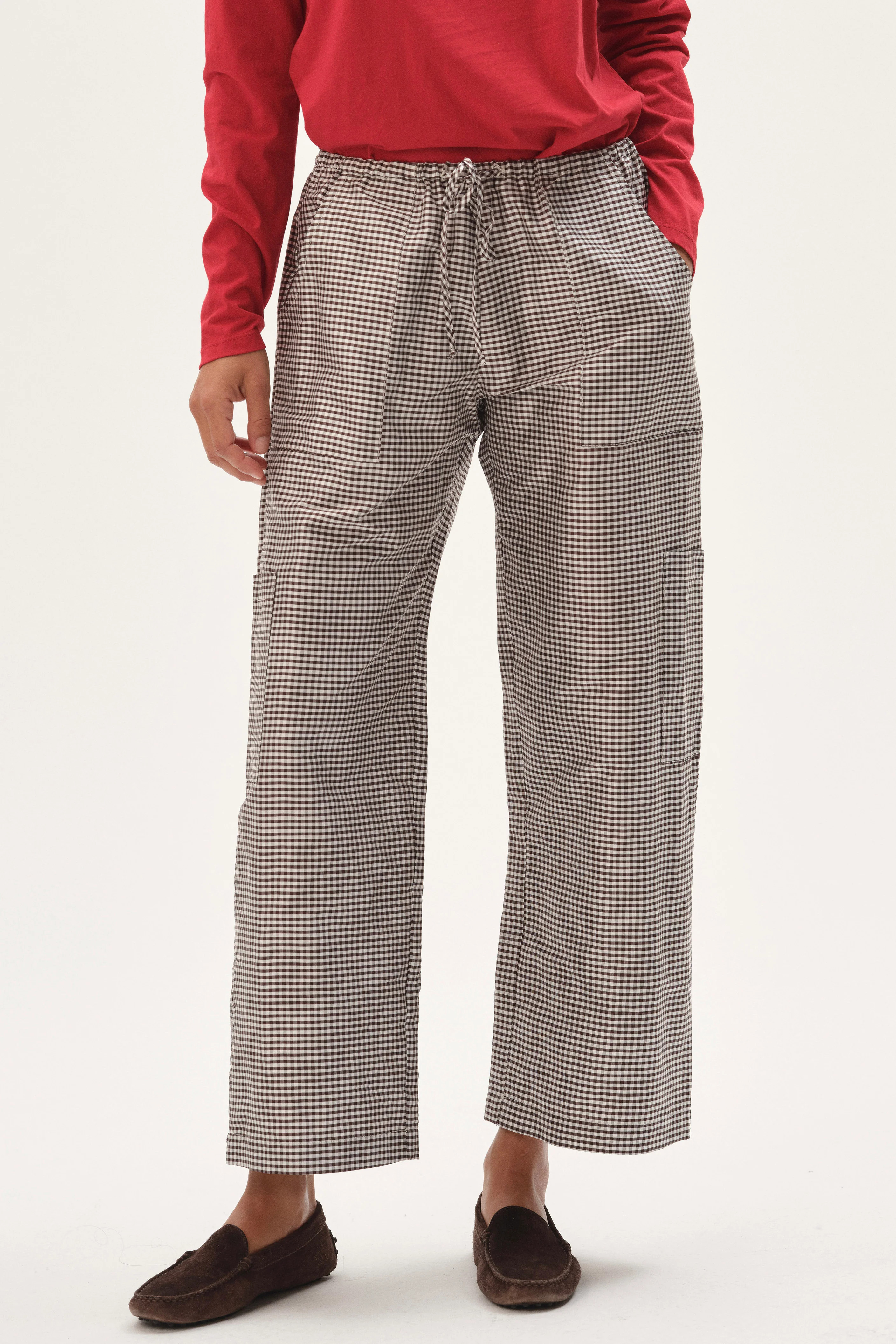 The Taffeta Drawstring Cargo Pant | DONNI.