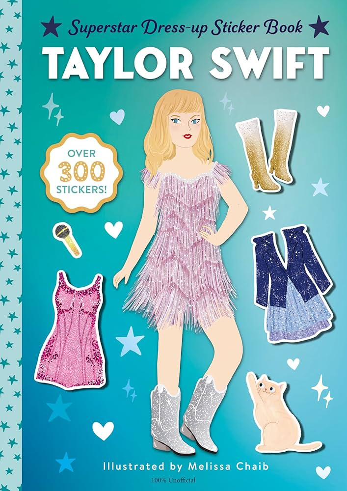 Taylor Swift Superstar Dress-Up Sticker Book: Over 300 Stickers! | Amazon (US)