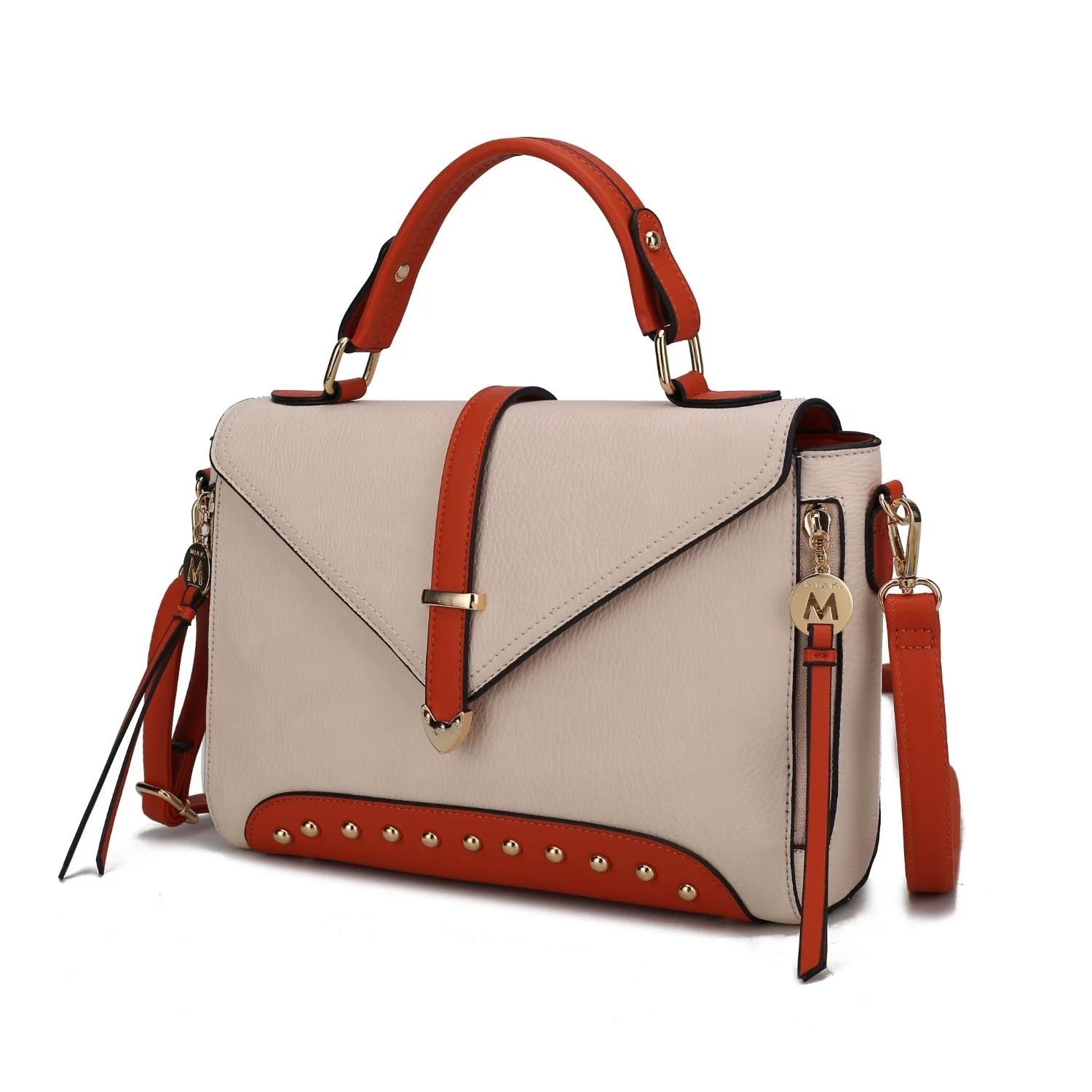 MKF Collection Angela vegan Color-Block Leather Womens Satchel Handbag by Mia K | Walmart (US)