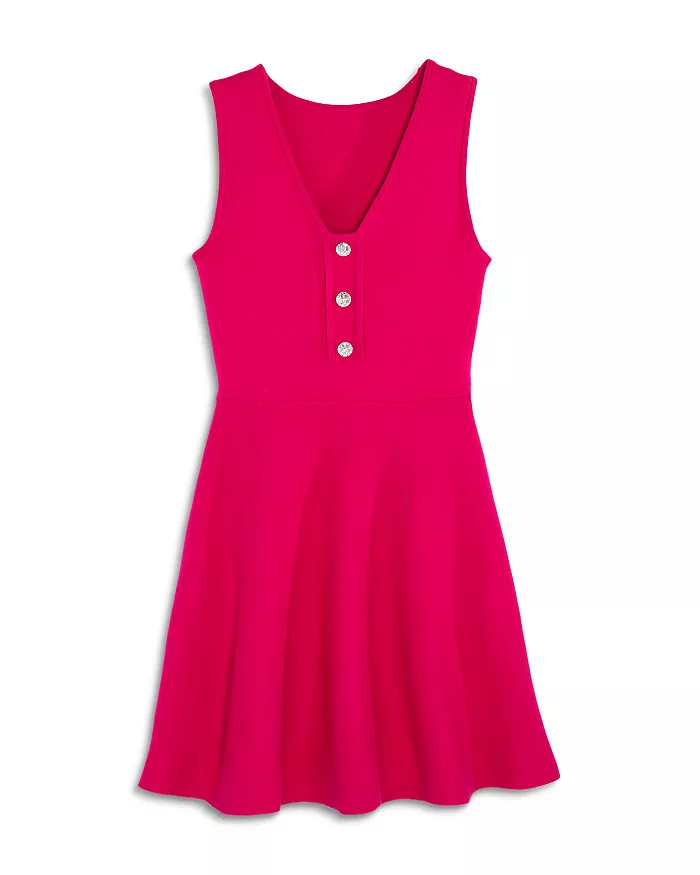 Girls' Knit Fit and Flare Dress, Big Kid - 100% Exclusive | Bloomingdale's (US)