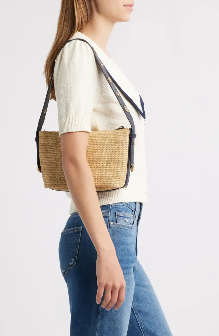 Woven Straw Shoulder Bag | Nordstrom