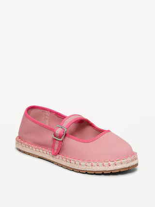 Mary-Jane Espadrille Flats for Girls | Old Navy (US)