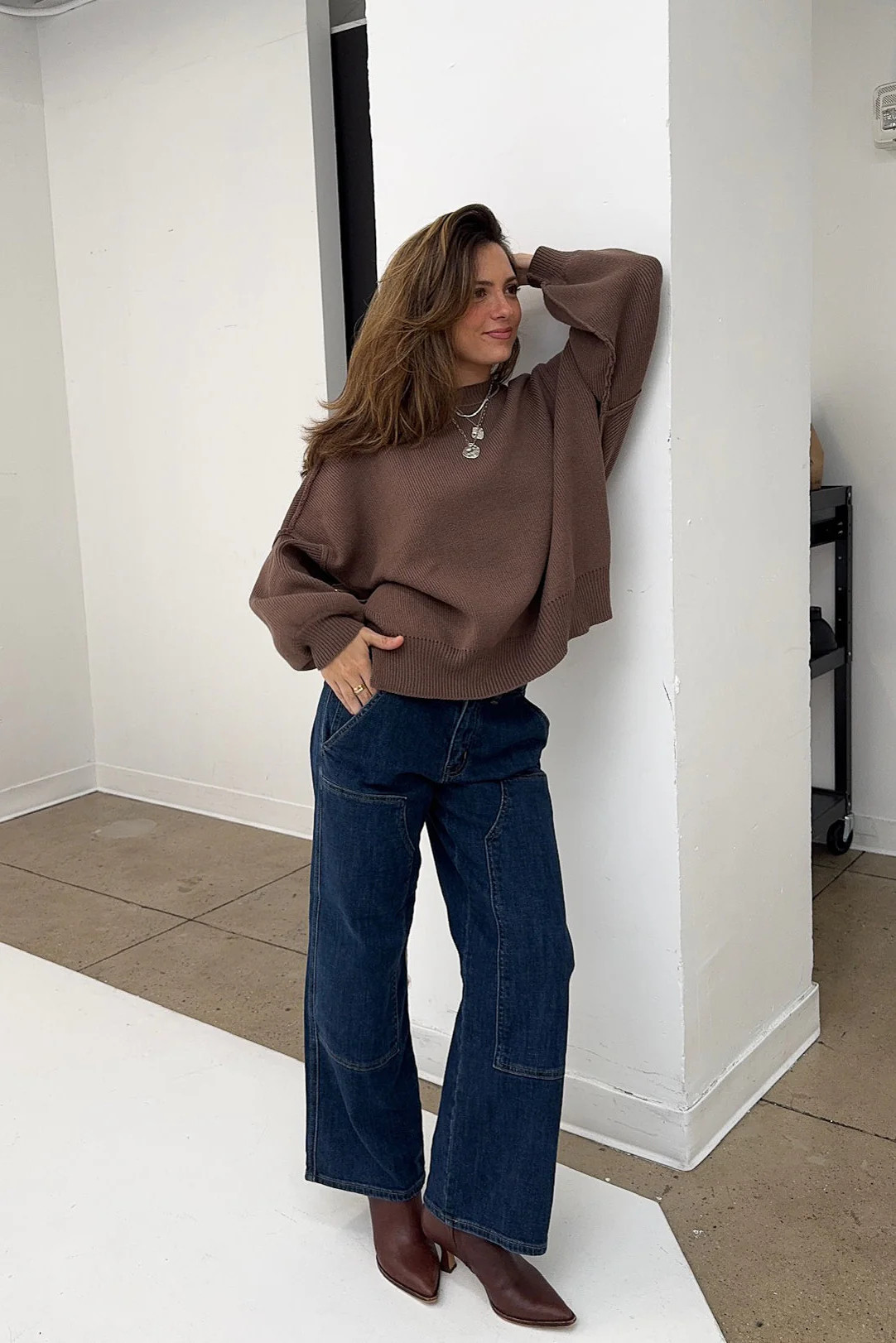 Martha Sweater in Brown | Grey Bandit