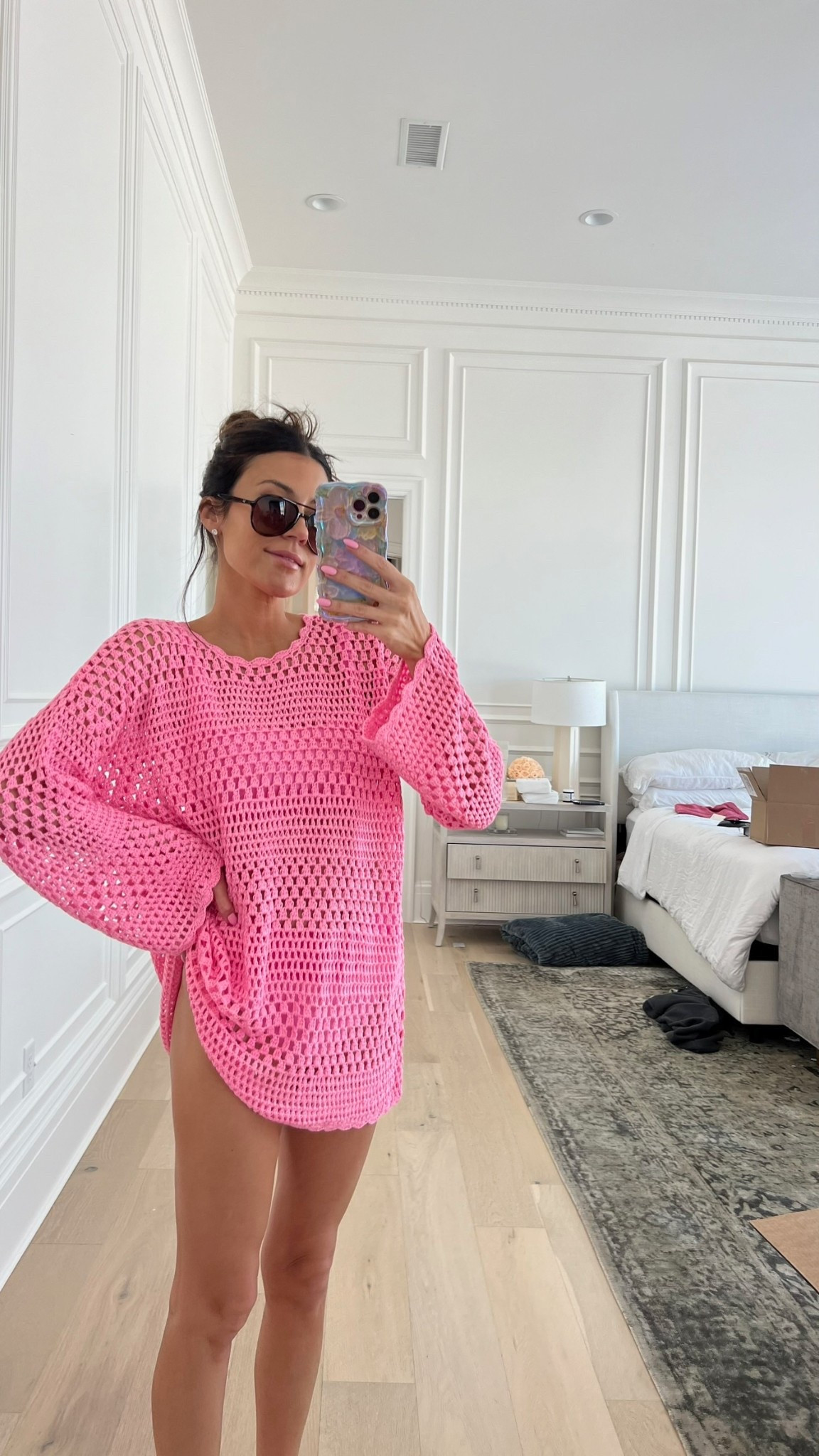 Love this pink swimsuit coverup 🌸

#LTKSwim #LTKSeasonal #LTKootd