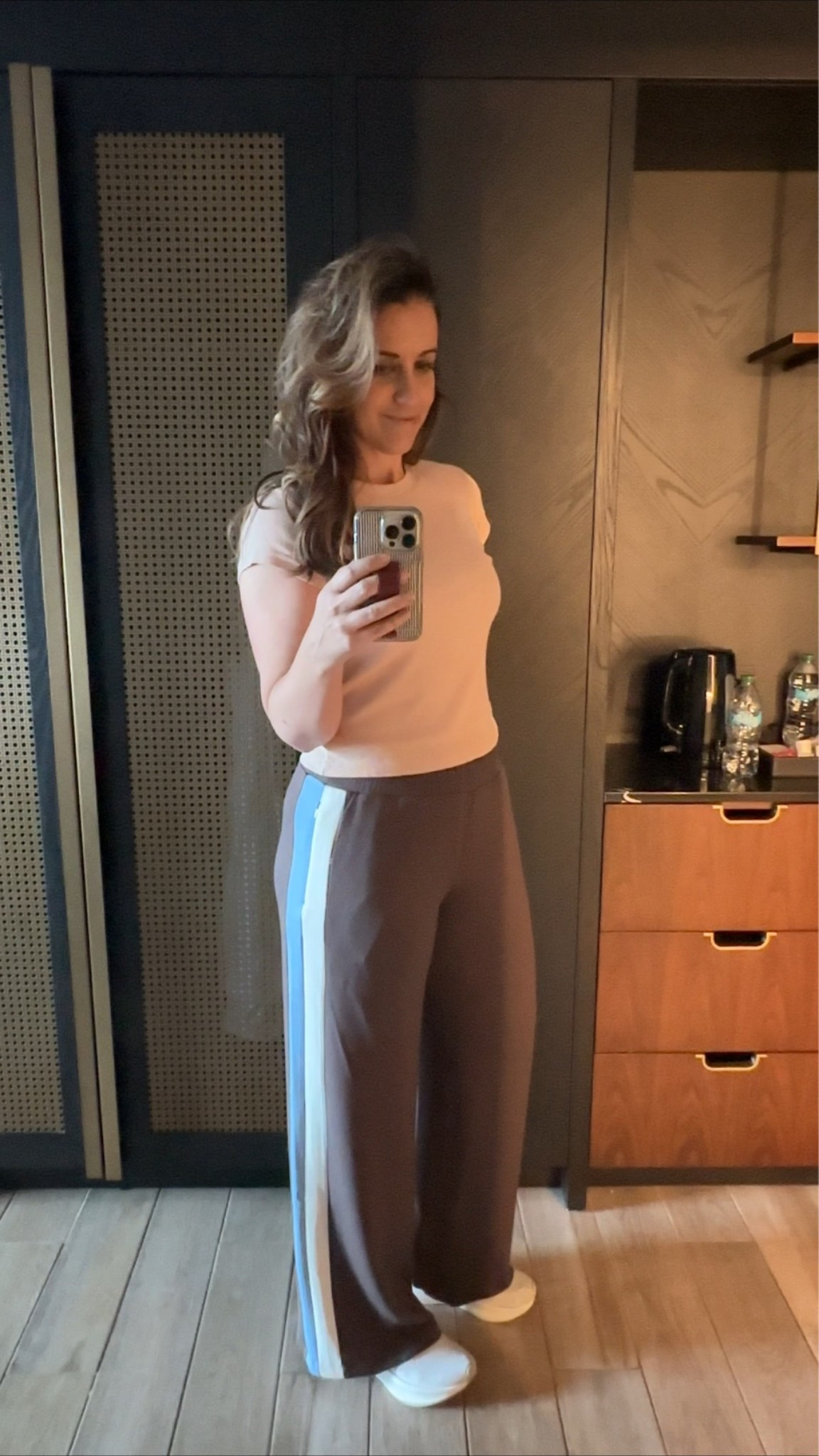 Grabbed these new track pants from @Spanx and I’m loving how light weight they are! Also got the matching jacket - it’s too cute!

#LTKootd #LTKOver40 #LTKTravel