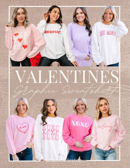 Valentines Graphic Sweatshirts 🤍 || Mint Julep Boutique

Valentines, valentines Day, heart, love, mint julep, be mine, xoxo



#LTKmidsize #LTKstyletip #LTKSeasonal