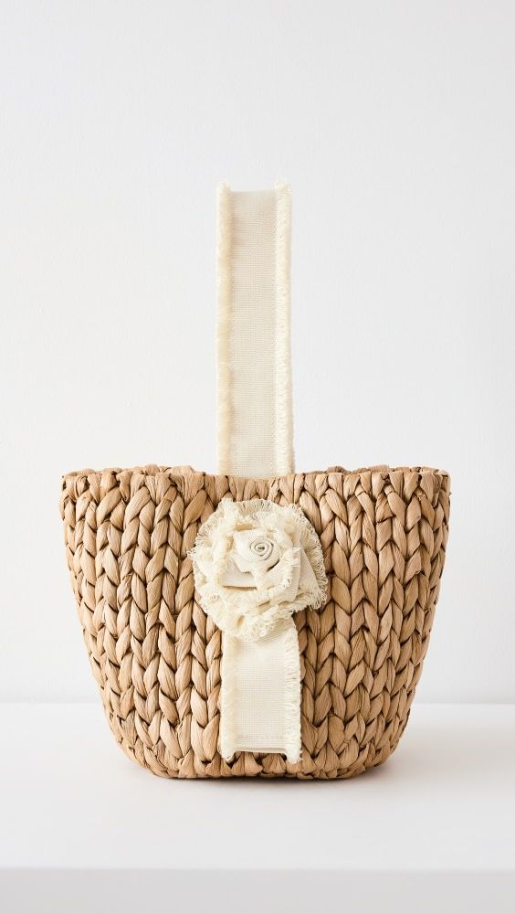 PAMELA MUNSON Petite Isla Bahia Basket Fleur Bag | Shopbop | Shopbop
