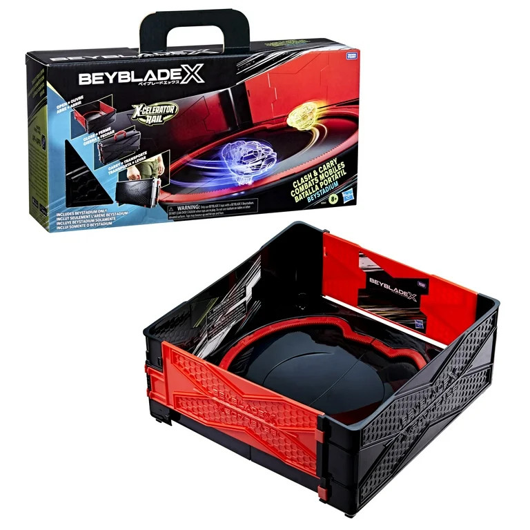 Beyblade X Clash and Carry Portable Multicolor Beystadium Battling Top Arena for Kids 8 and up | Walmart (US)