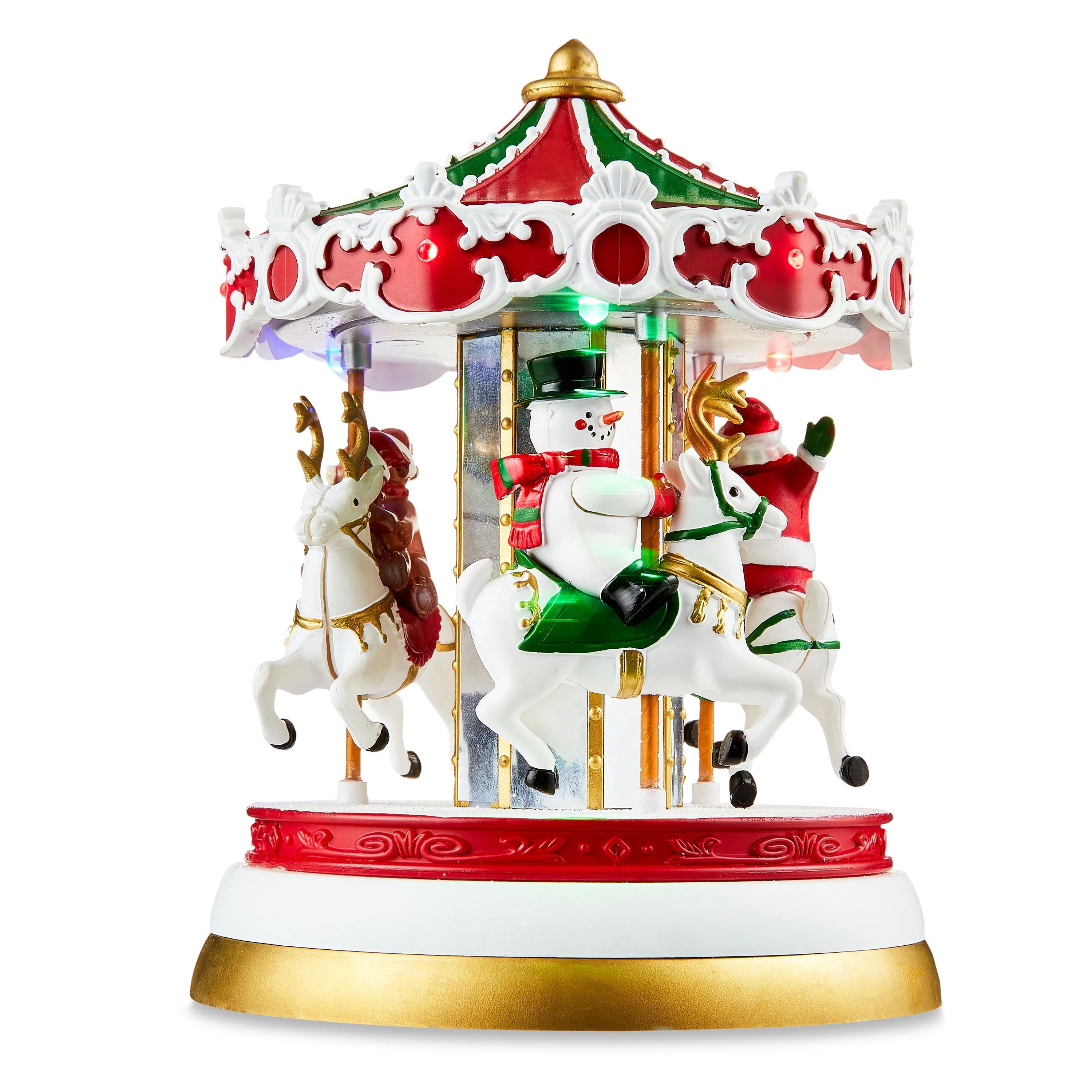 Christmas Village Animated Carousel, 6", by Holiday Time - Walmart.com | Walmart (US)