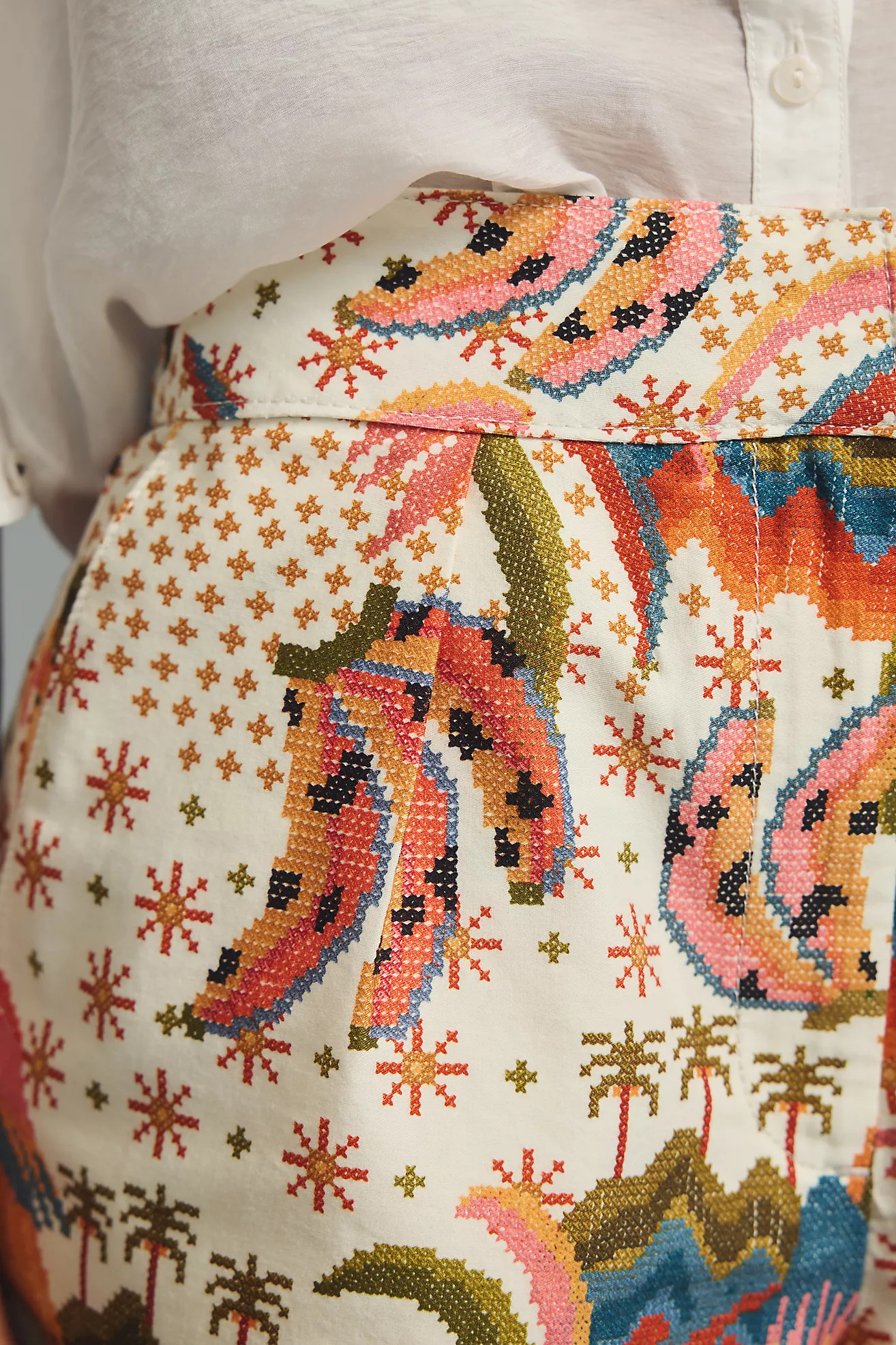 Farm Rio Macaw Island Shorts | Anthropologie (US)